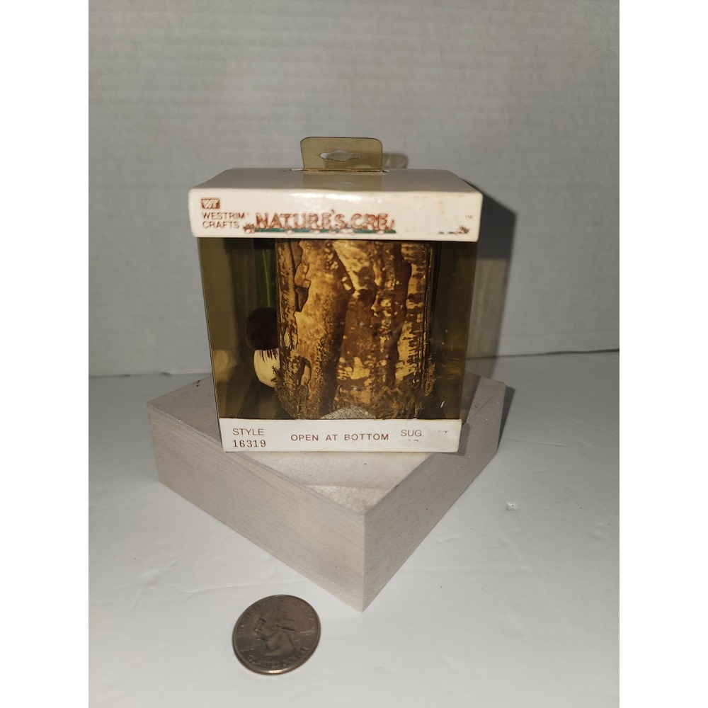 vintage Westrim Crafts‎ "Nature's Creation" decorative stump, style number 16319